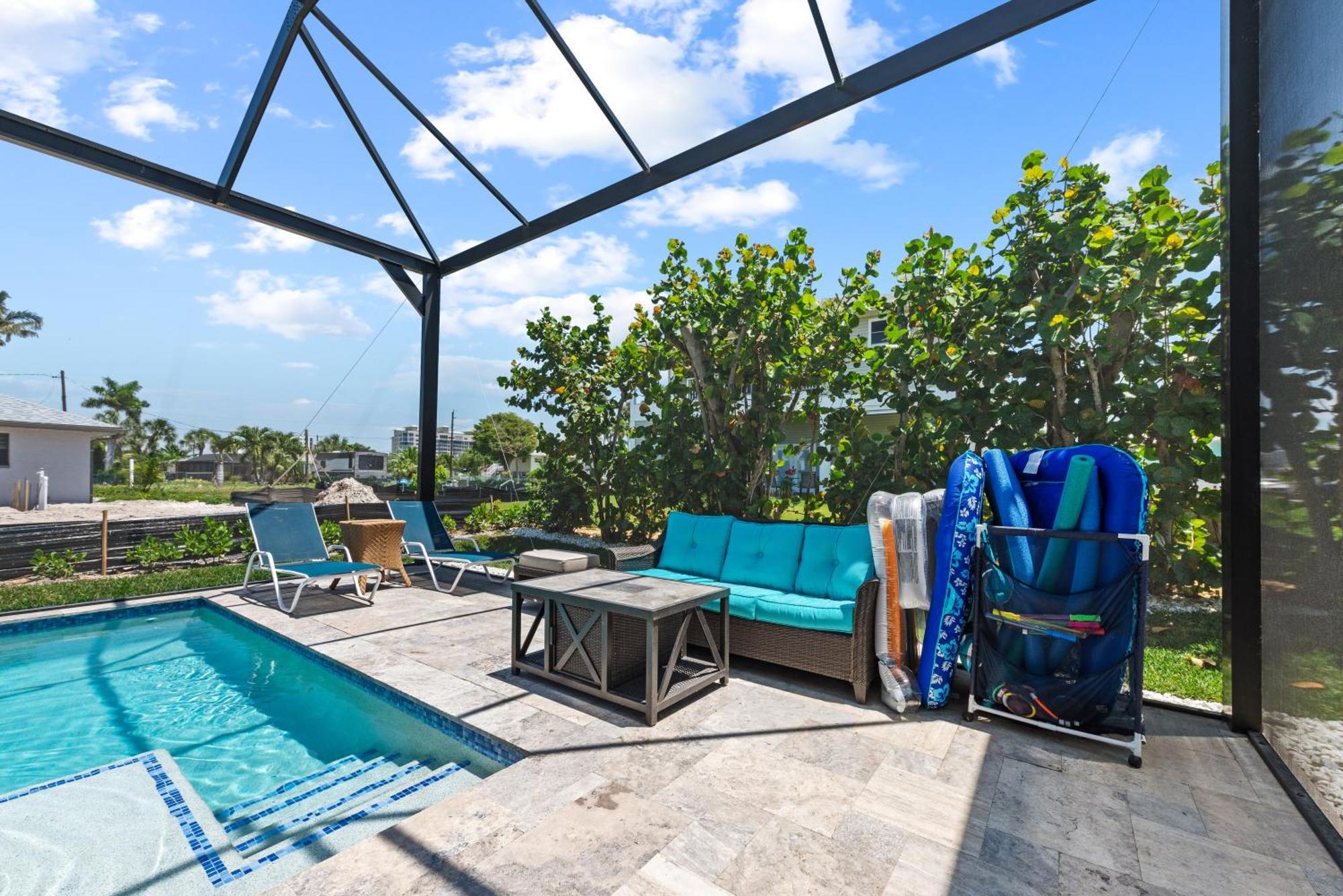 Heated Pool Home Steps To The Beach Fort Myers Beach Extérieur photo